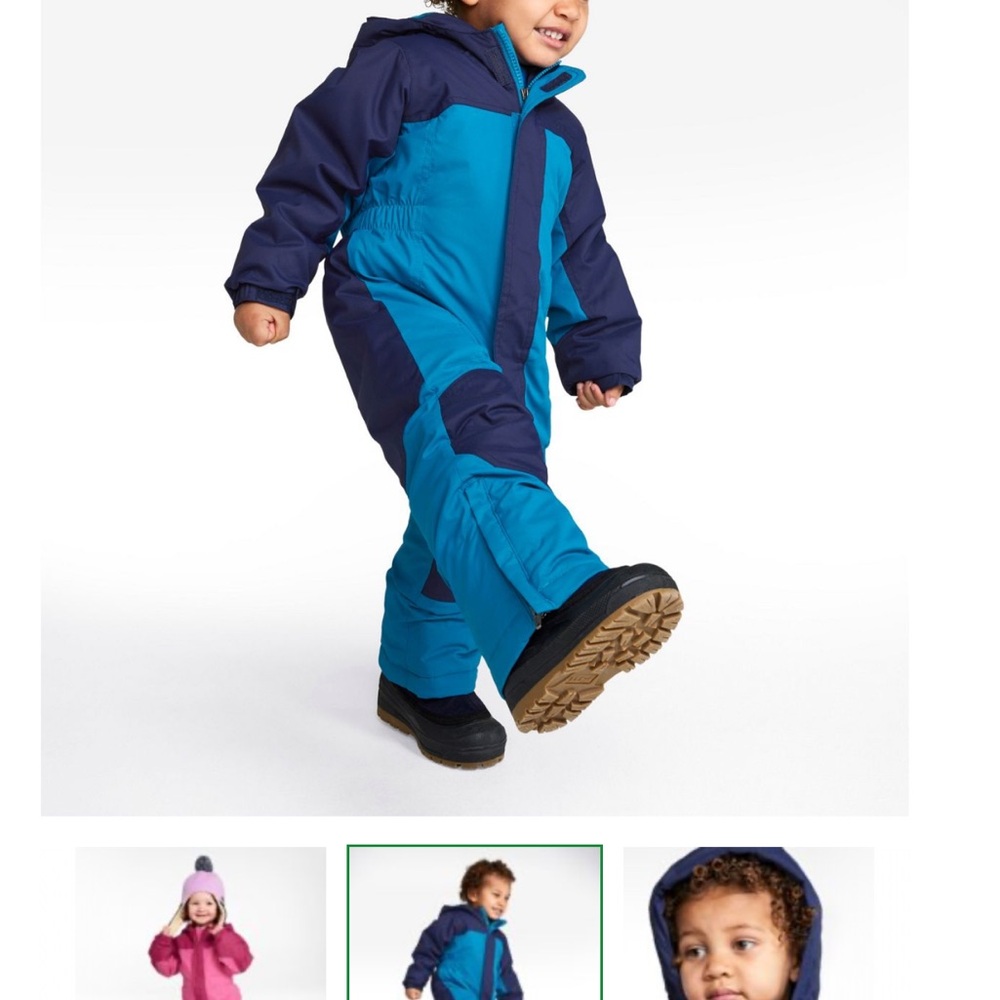 Blue and Navy Snowsuit